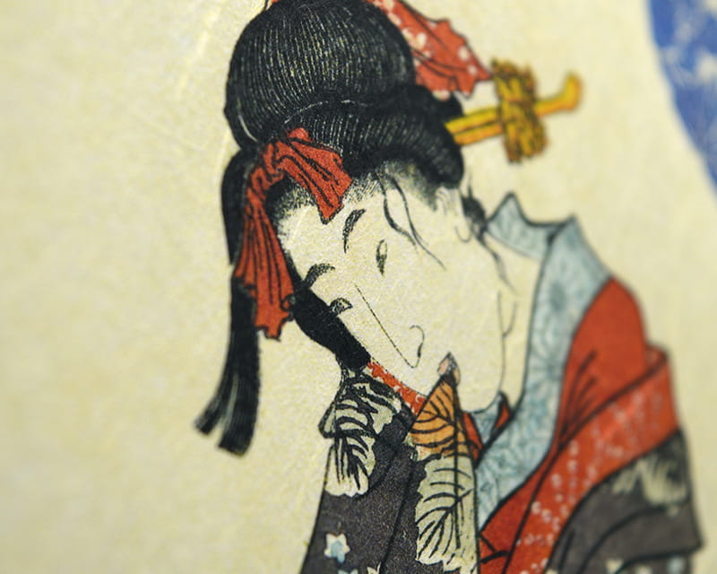 Unryu, 55g (Washi med grumliga kozofibrer)  3