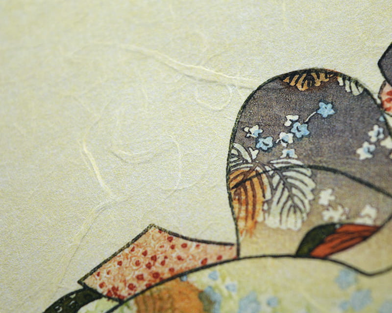 Unryu, 55g (Washi med grumliga kozofibrer)  6