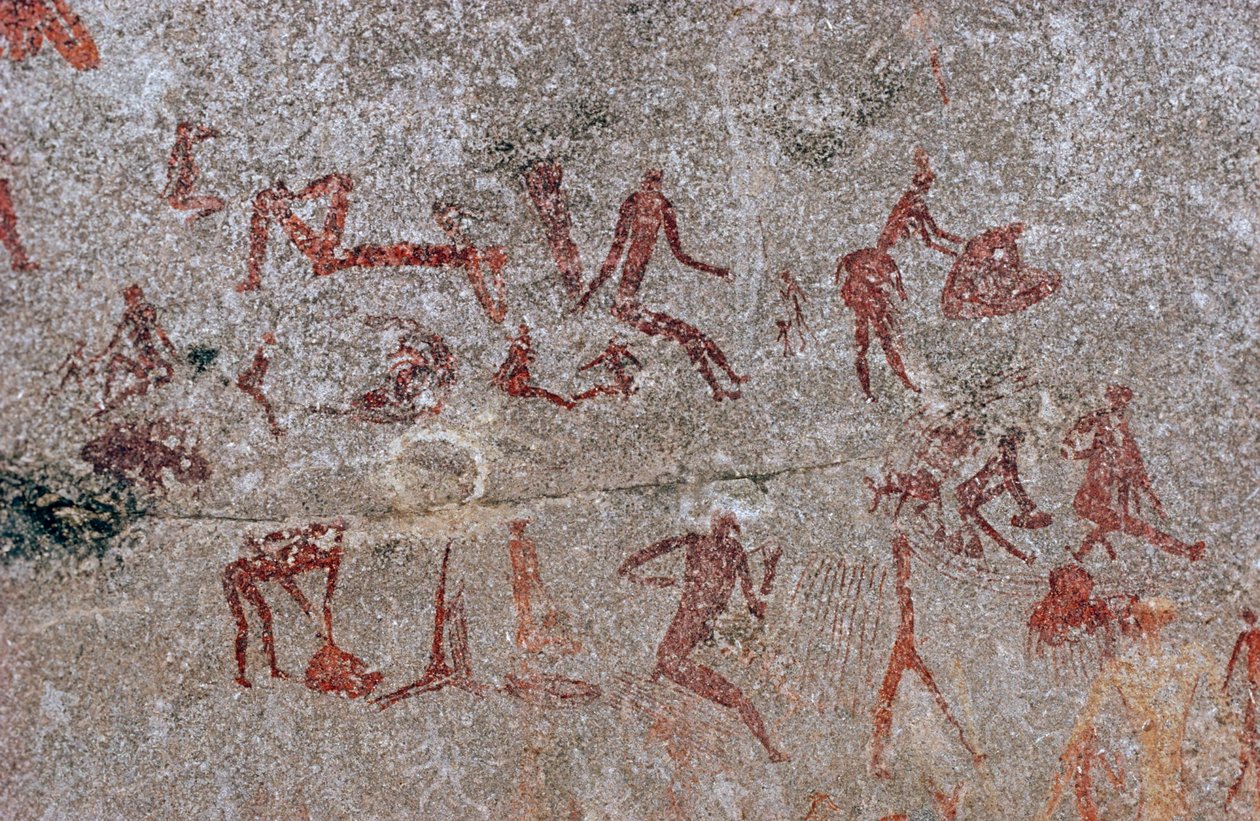 Grottmålning av Bushmen, Sydafrika av Unknown