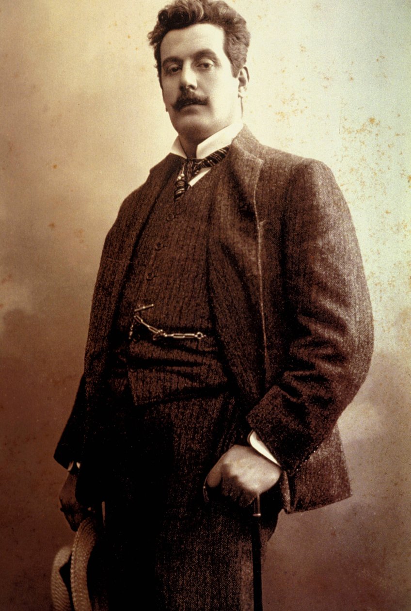 Giacomo Puccini (1858-1924) 1900 av Unknown