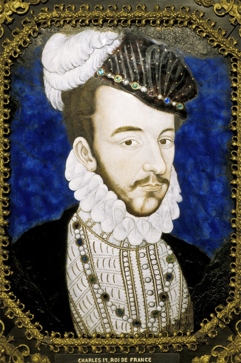 Metz (avdelning 57) - Museum - Limoges emalj från 1500-talet - representerar kung Karl IX av Unknown
