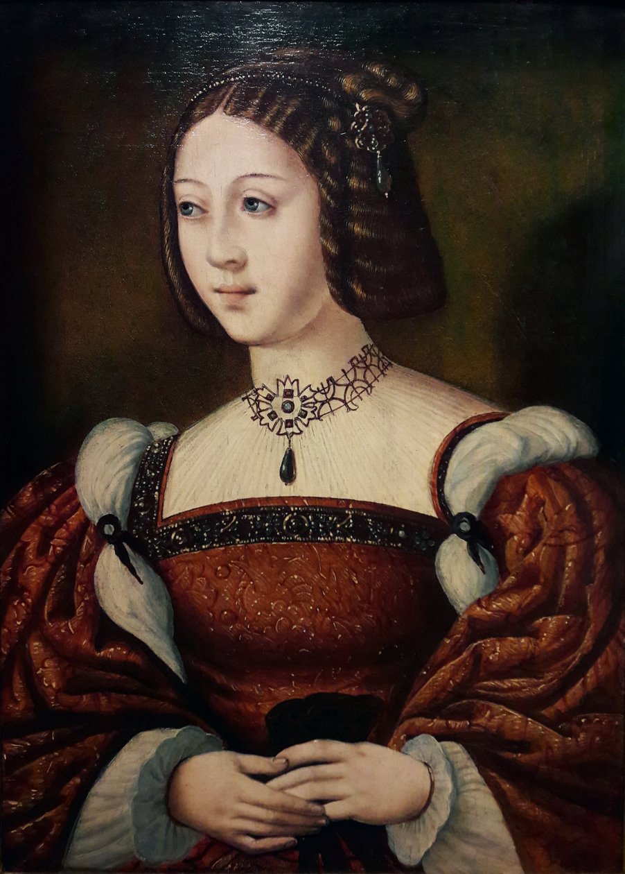 Porträtt av Isabella av Portugal (1503-1539) av Anonymous