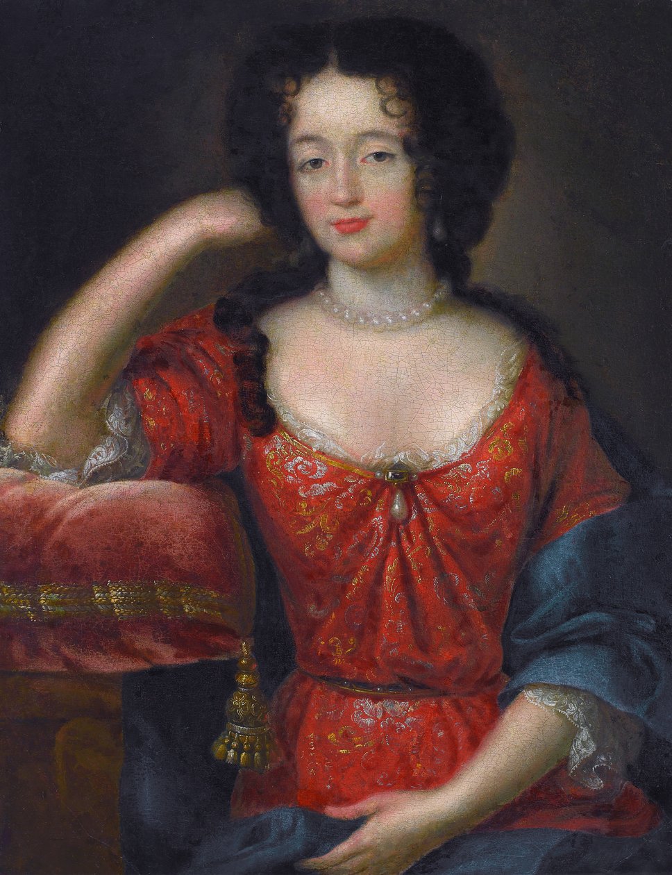 Porträtt av Marie Casimire Zamoyska (Marysieńka) av Anonymous