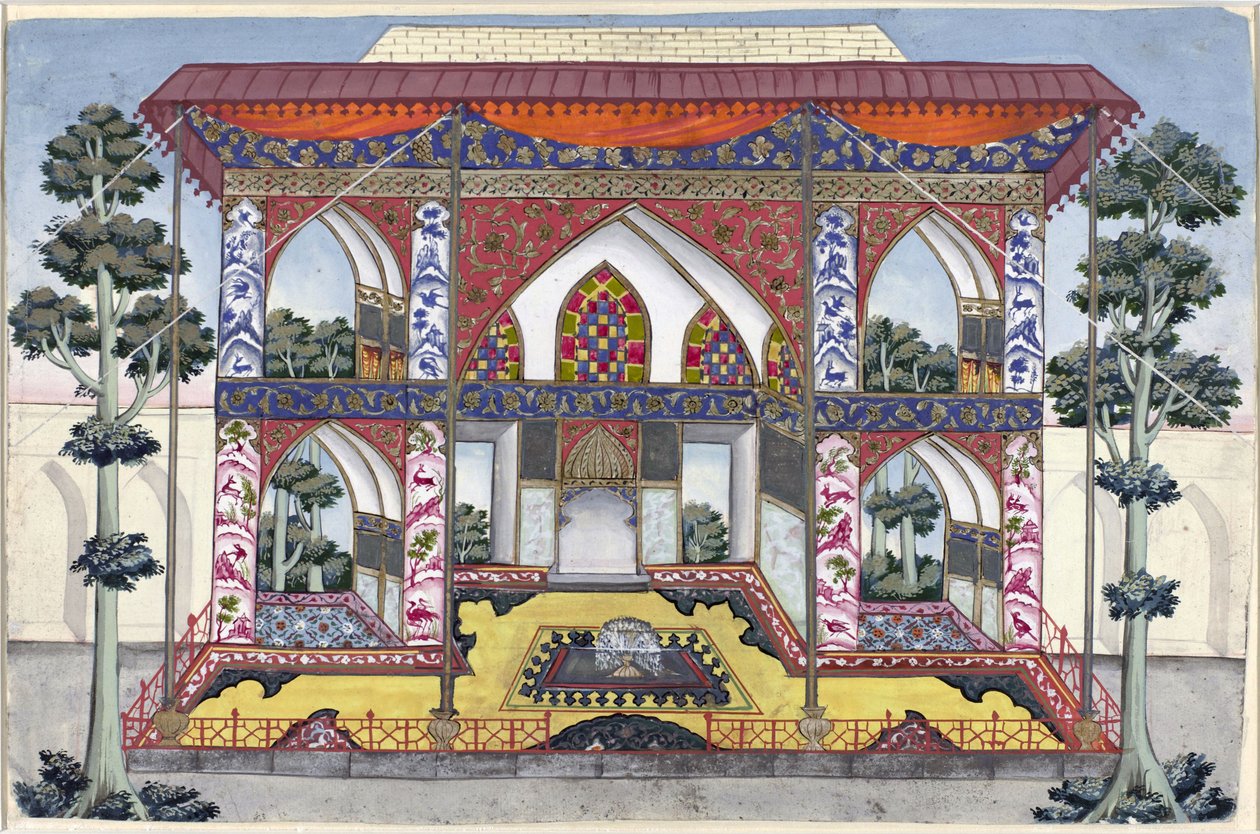 Private Diwan (Court building) of Shah Safi I of Persia av Anonymous