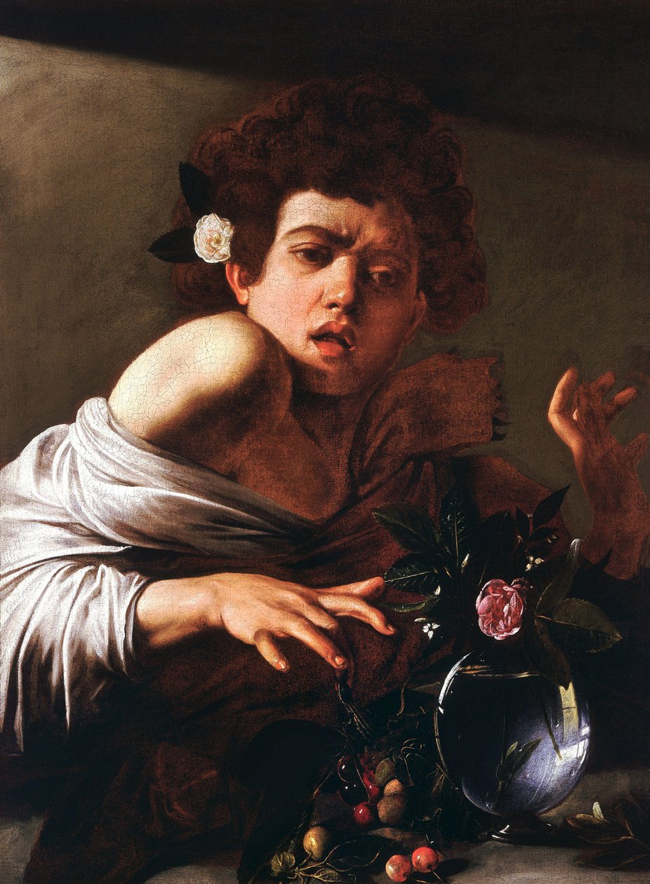 Boy Bitten by a Lizard av Michelangelo Merisi Caravaggio