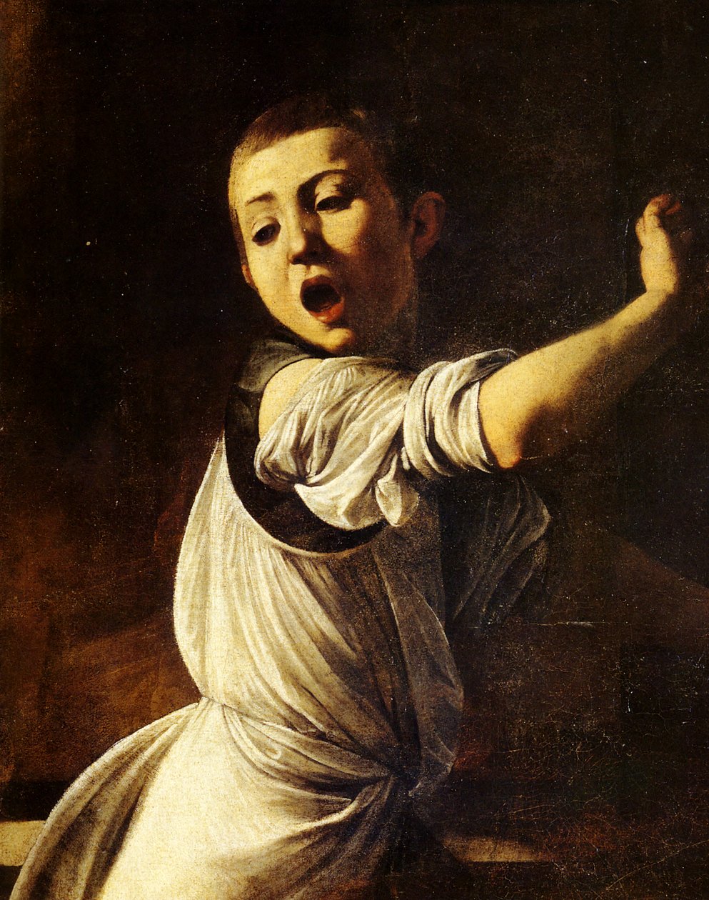 Martirio di San Matteo (particolare) av Michelangelo Merisi Caravaggio