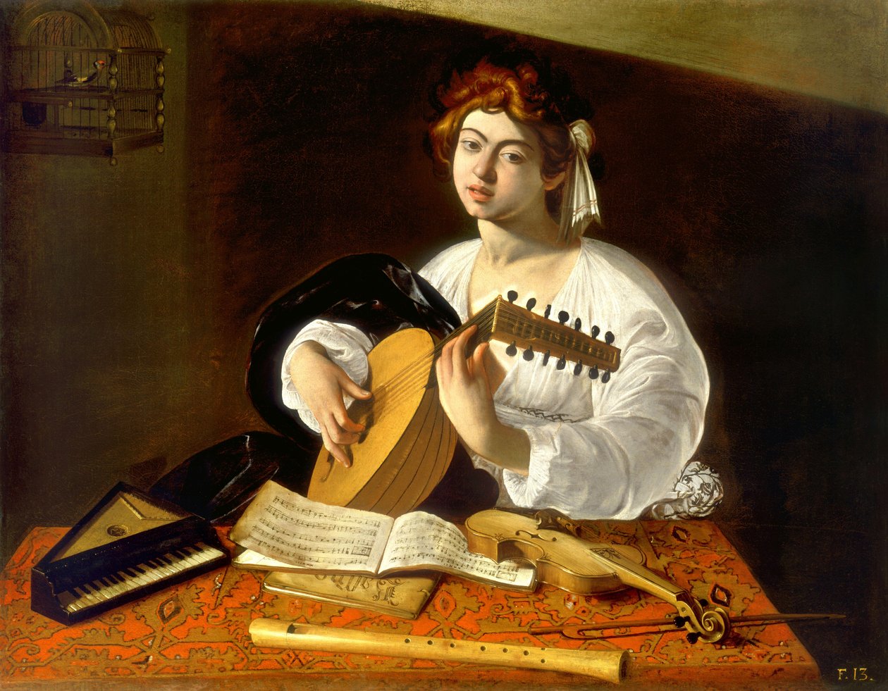 The Lute Player av Michelangelo Merisi Caravaggio