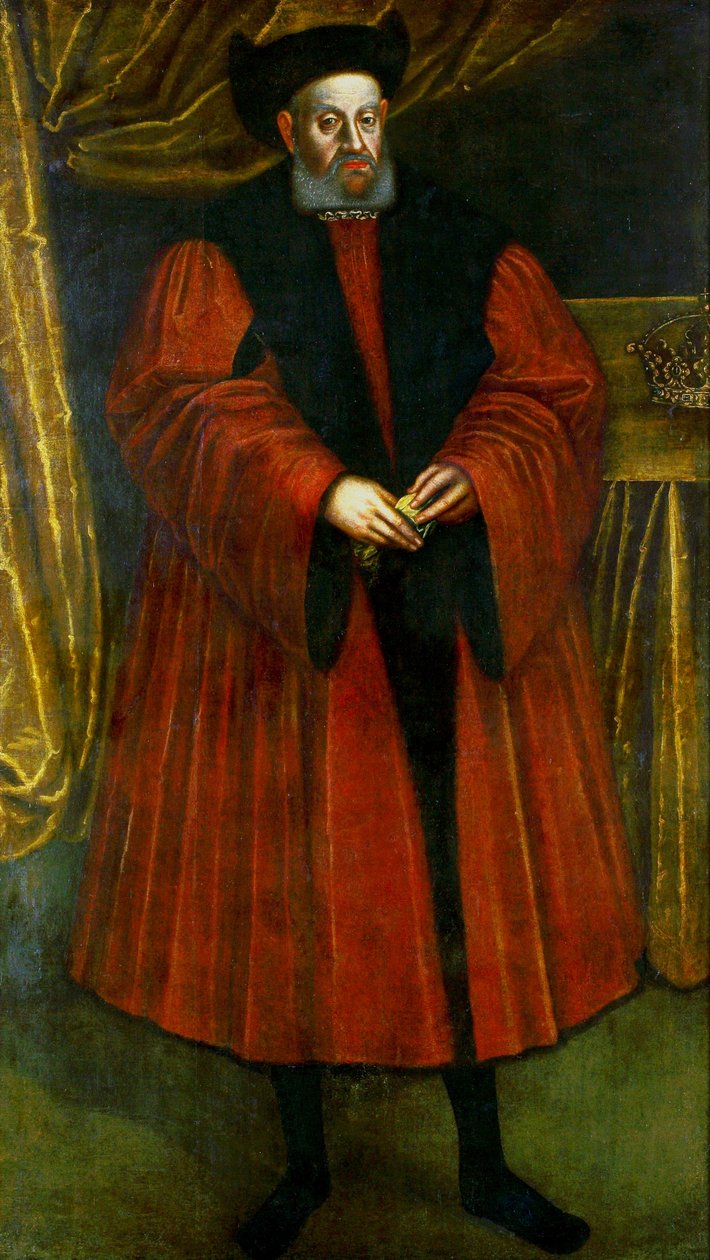 Portrait of Sigismund I the Old. av Creator