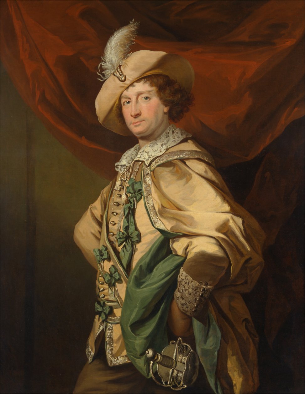 Henry Woodward as Petruchio in Catherine and Petruchio, a version by Garrick of The Taming of the Shrew  av Garrick
