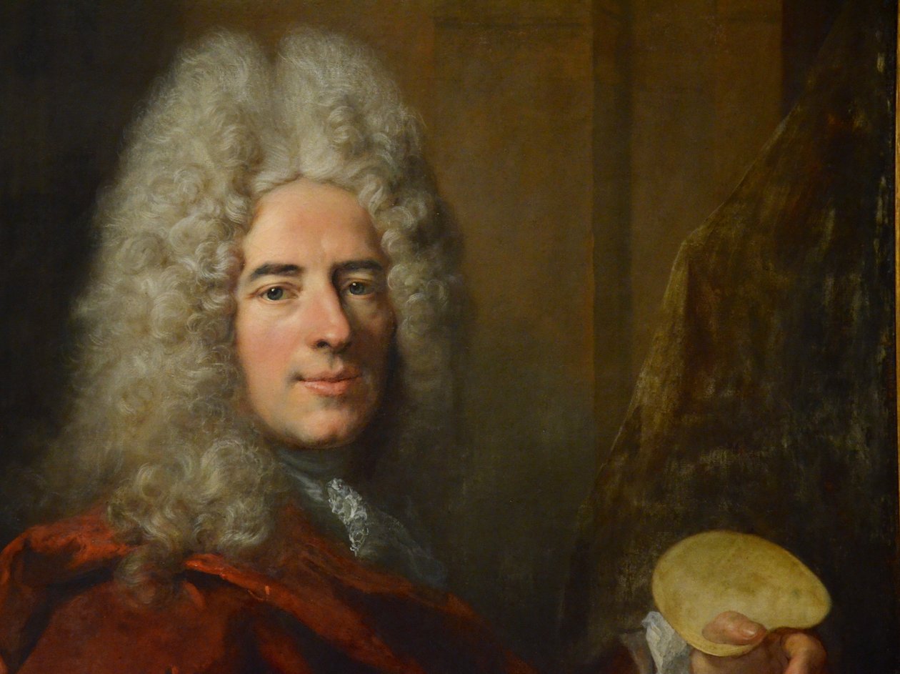 Porträtt av Jacques-Antoine Arlaud (detalj) av Largilliere