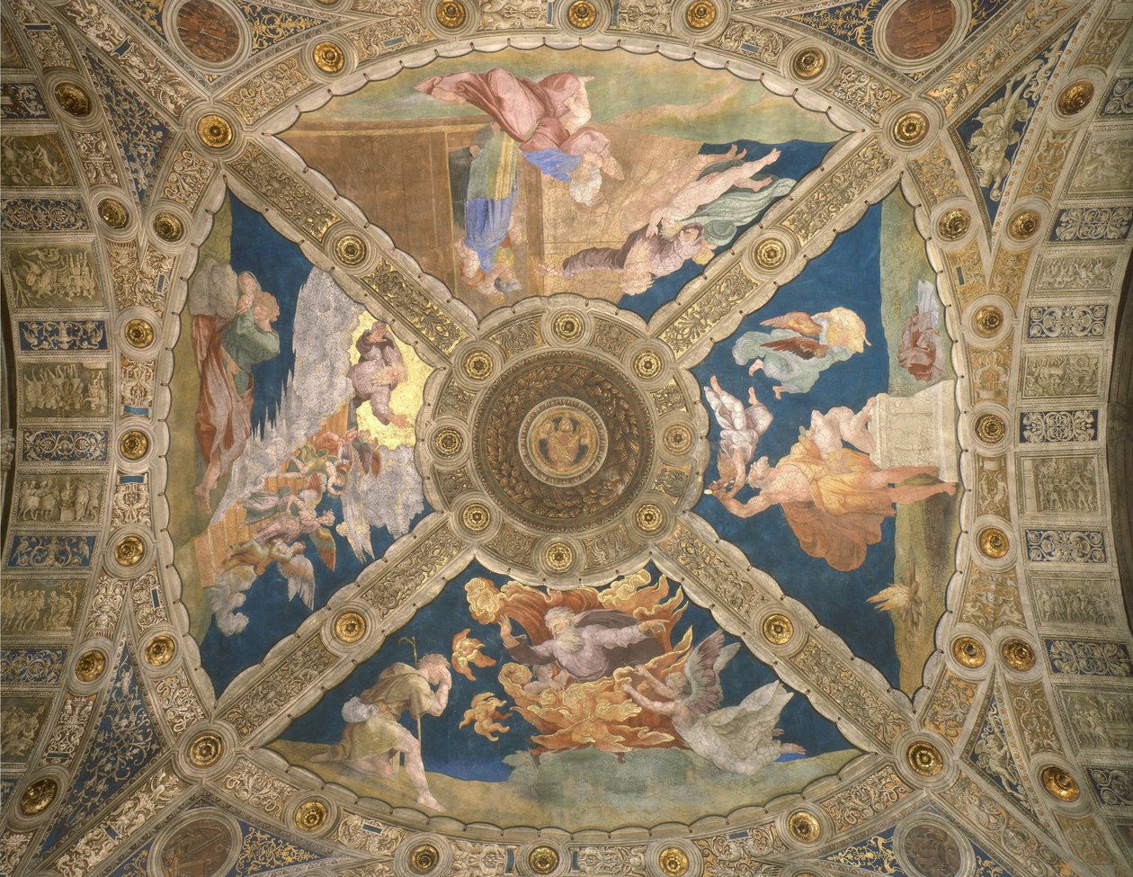 Bóveda de la Estancia de Heliodoro av Raffaello Sanzio Raphael