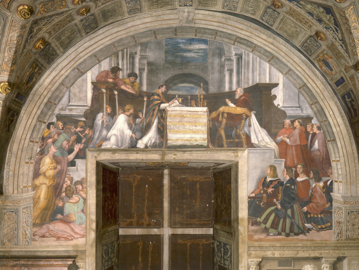 Misa de Bolsena av Raffaello Sanzio Raphael