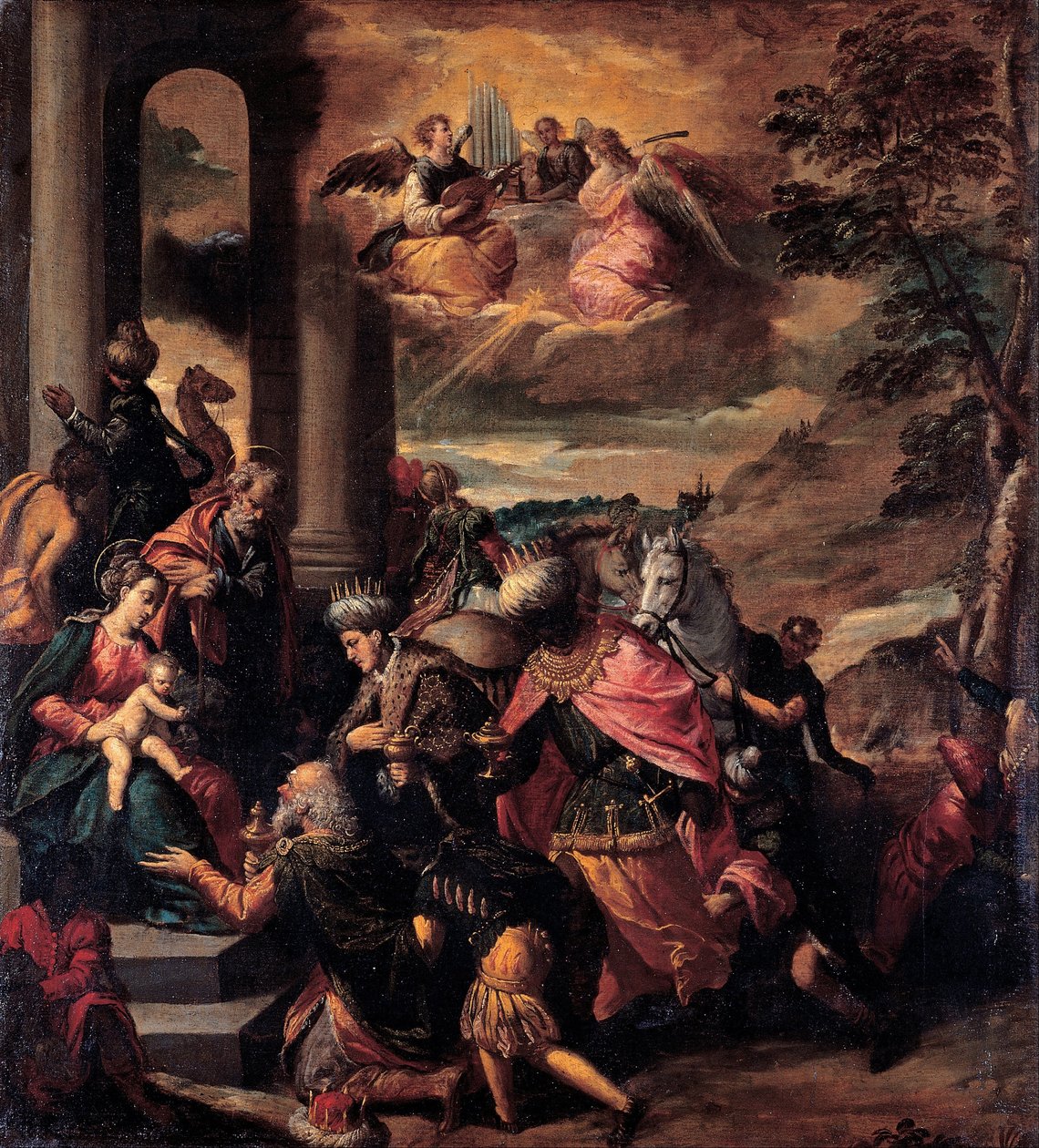 Adoration of the Magi av Sigismondo Scarsellino