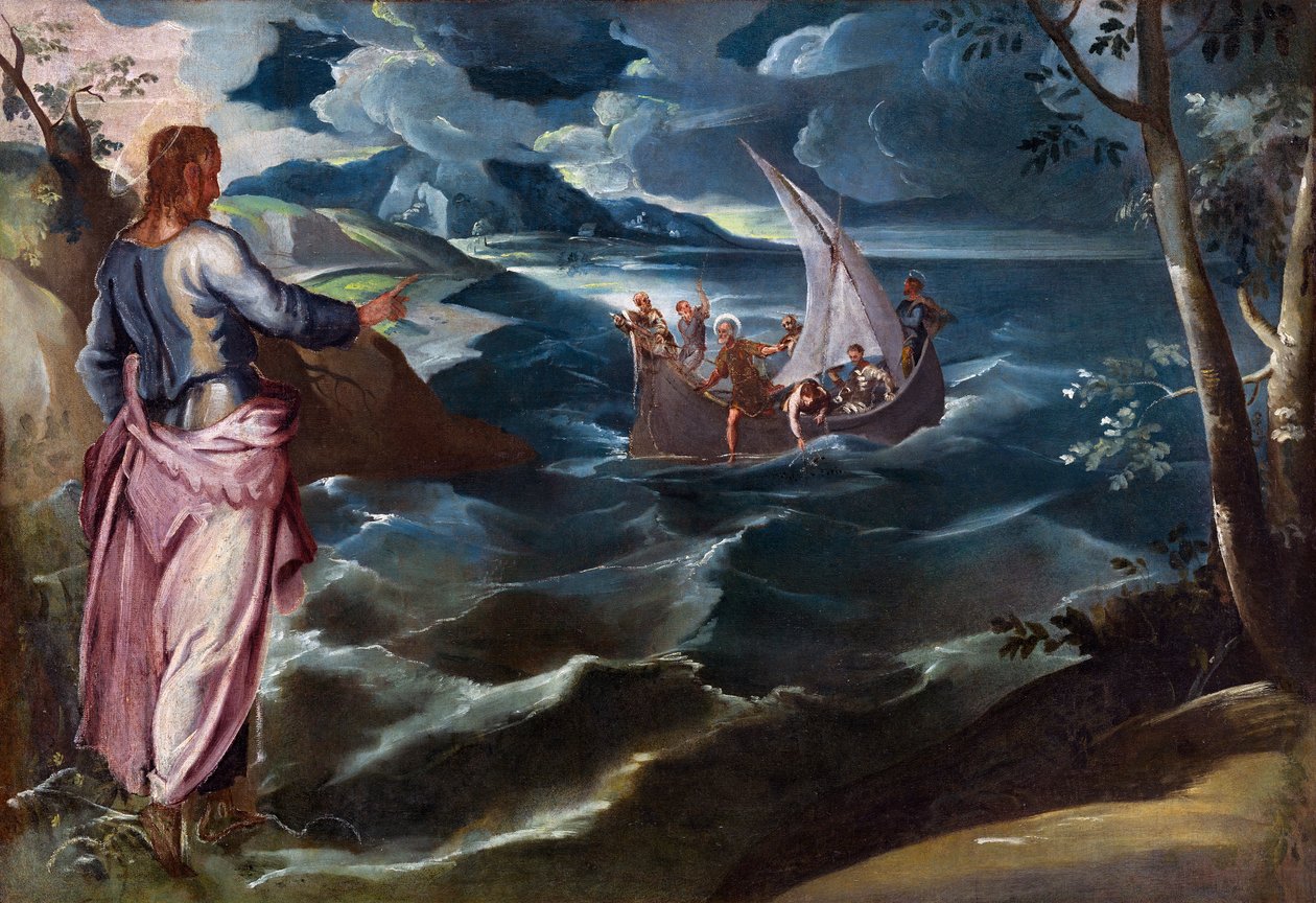 Christ at the Sea of Galilee av Tintoretto