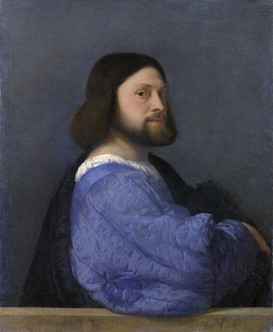 Porträtt av en man av Tiziano Vecelli