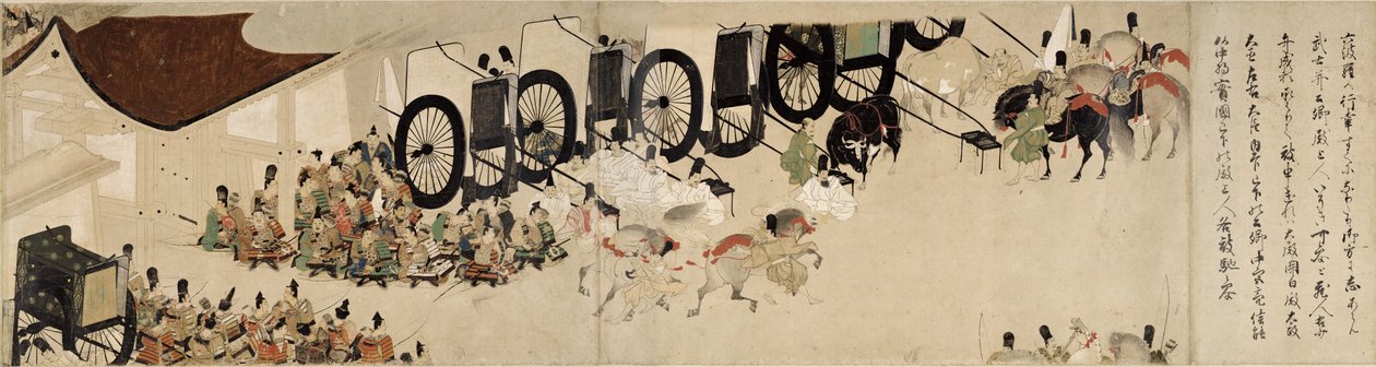 Heiji Monogatari Emaki (Rokuhara Scroll) av Unknown