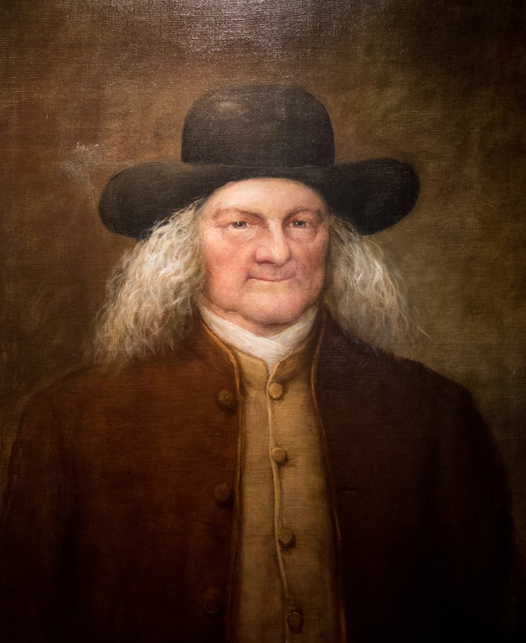 Portrait of Moses Brown at the John Brown House av Unknown