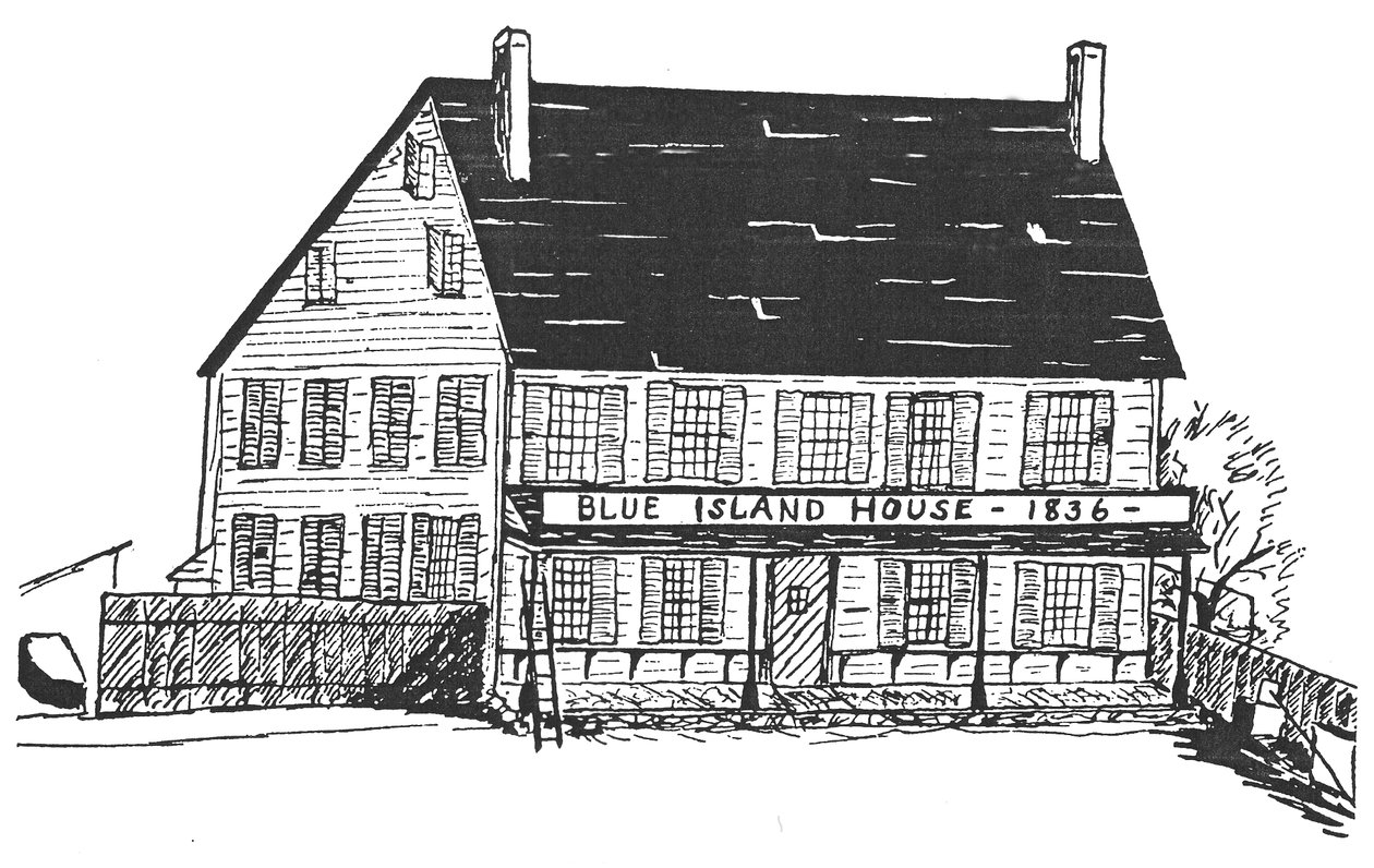 The Blue Island House av Unknown