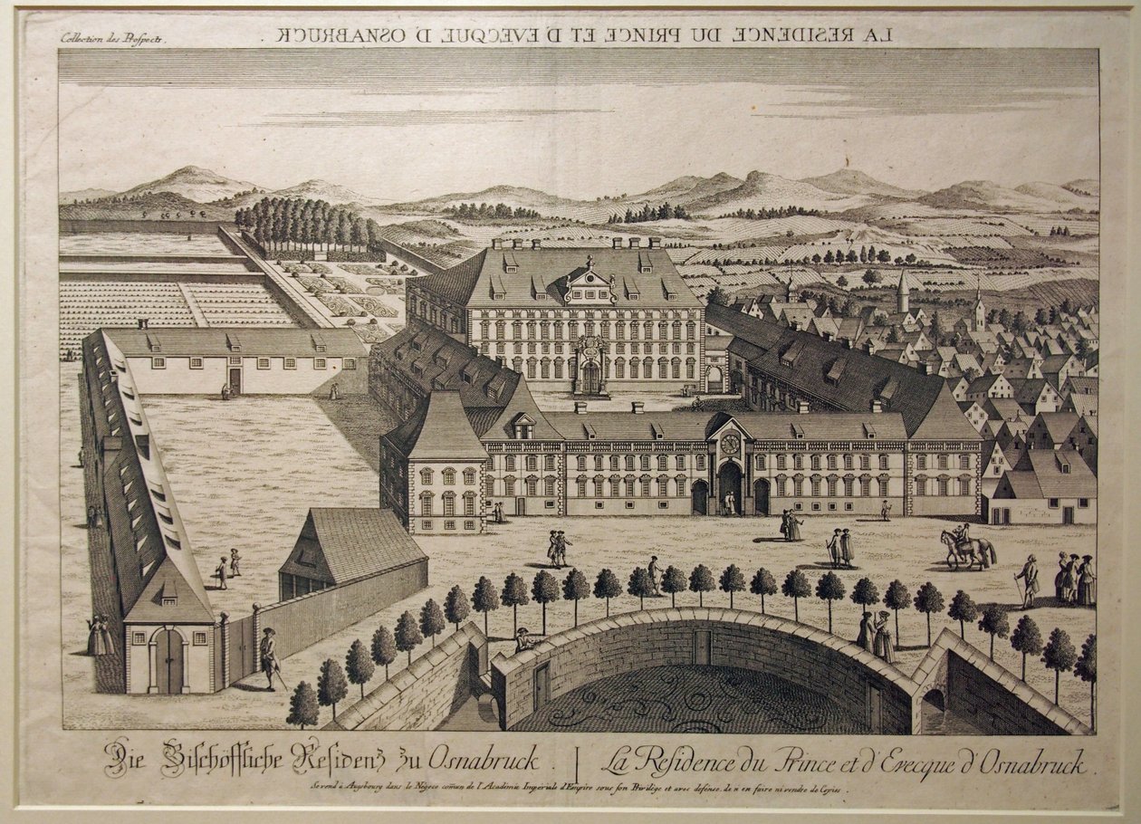 Biskopsresidenset i Osnabrück av Unknown