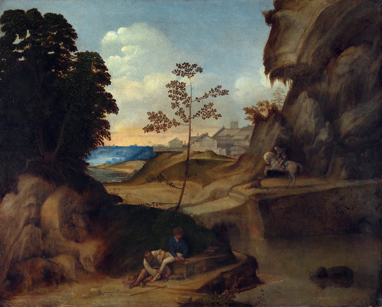 Il Tramonto (Solnedgången) av Giorgione