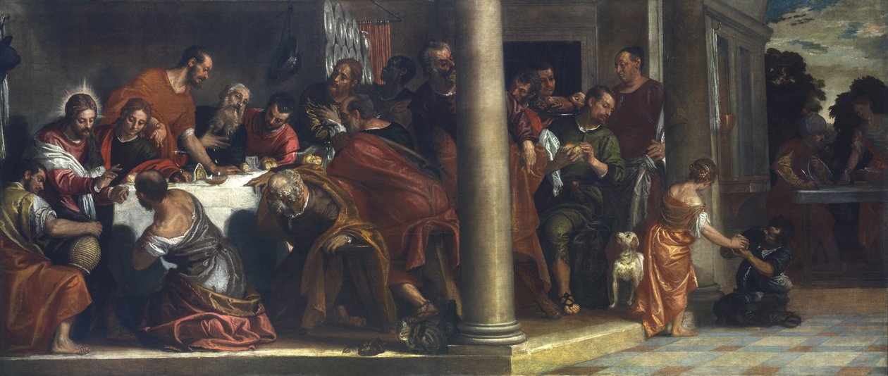 Nattvarden, ca 1580 (olja på duk) av Veronese