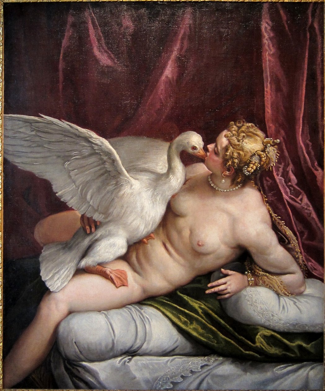 Leda och Svanen av Veronese