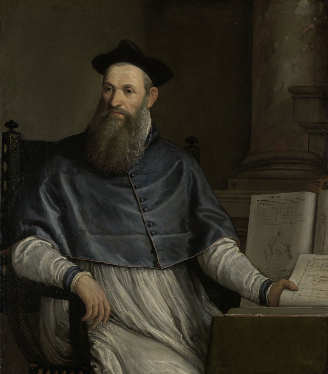Porträtt av Daniele Barbaro (1513-70) av Veronese