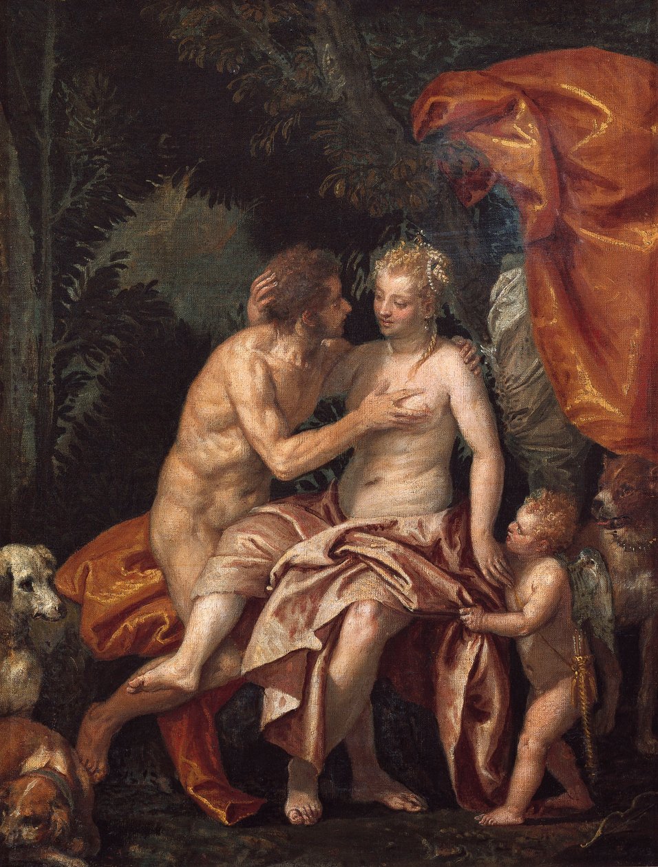 Venus och Adonis av Veronese