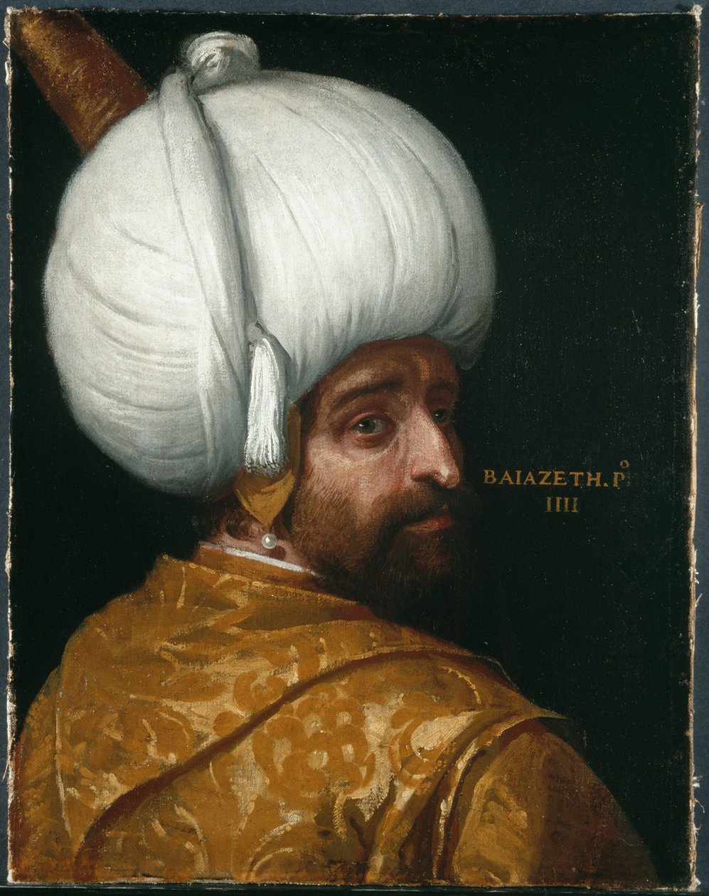 Bayezid I (olja på duk) av Veronese