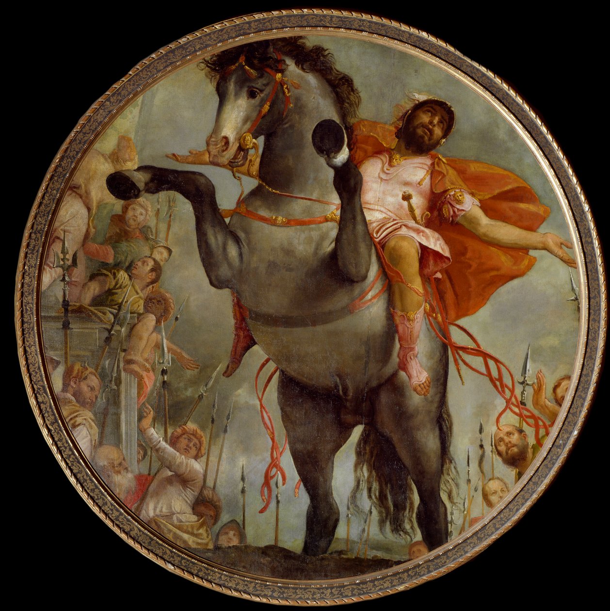 Den tappre Marcus Curtius (Målning av Veronese
