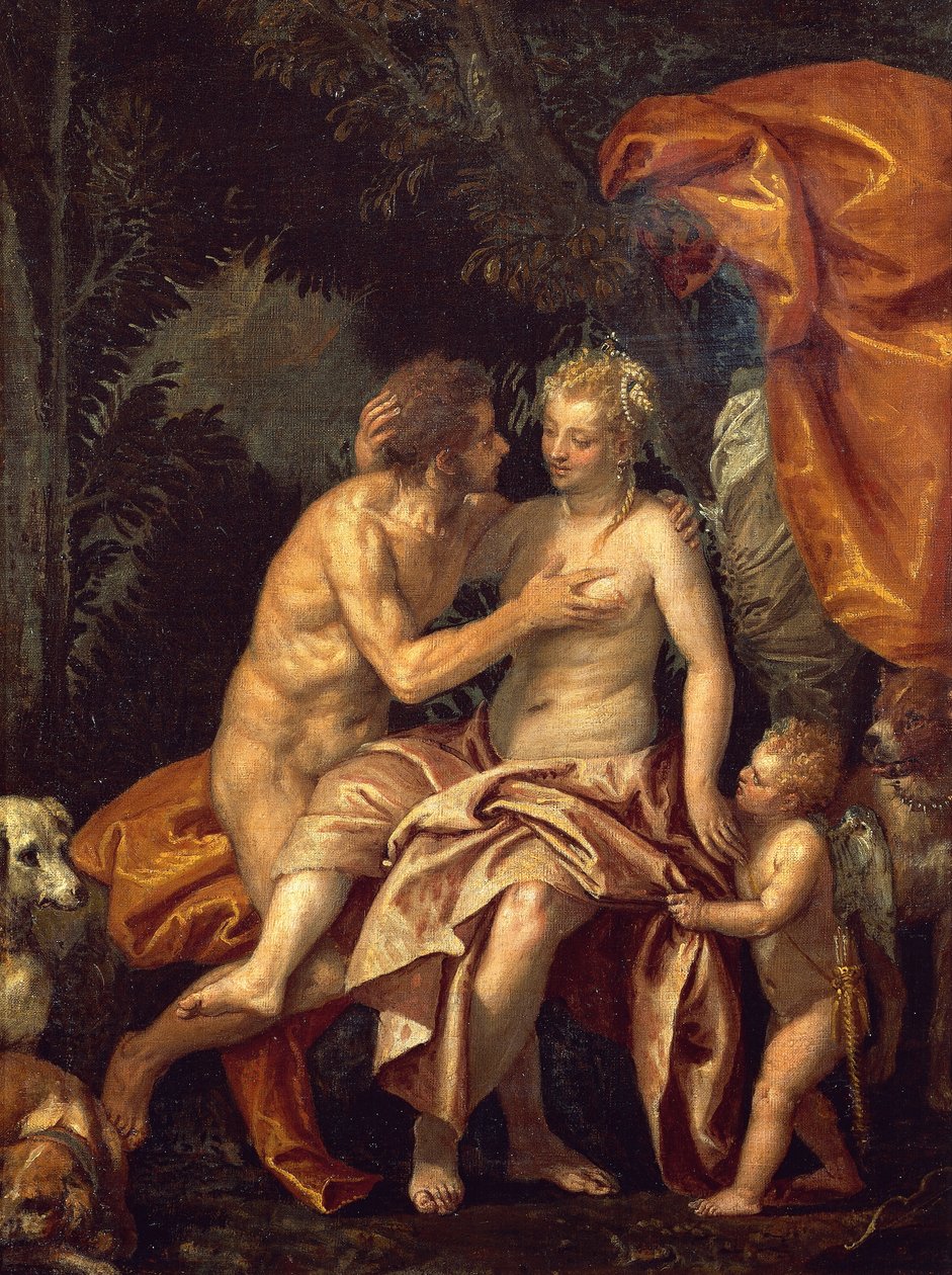 Venus och Adonis av Veronese