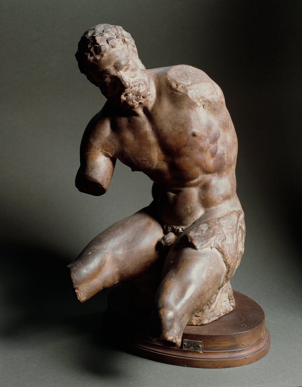 Manlig torso. Skulptur av Giambologna
