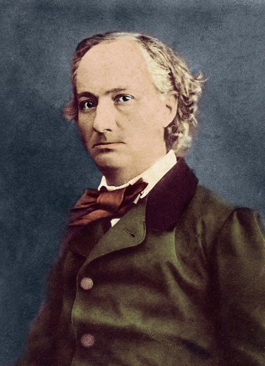 Porträtt av Charles Baudelaire (Paris av Nadar