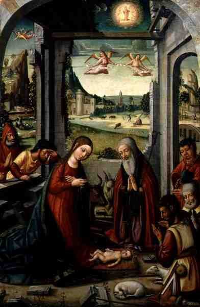 Nativity av (attr. to) Master of Jativa