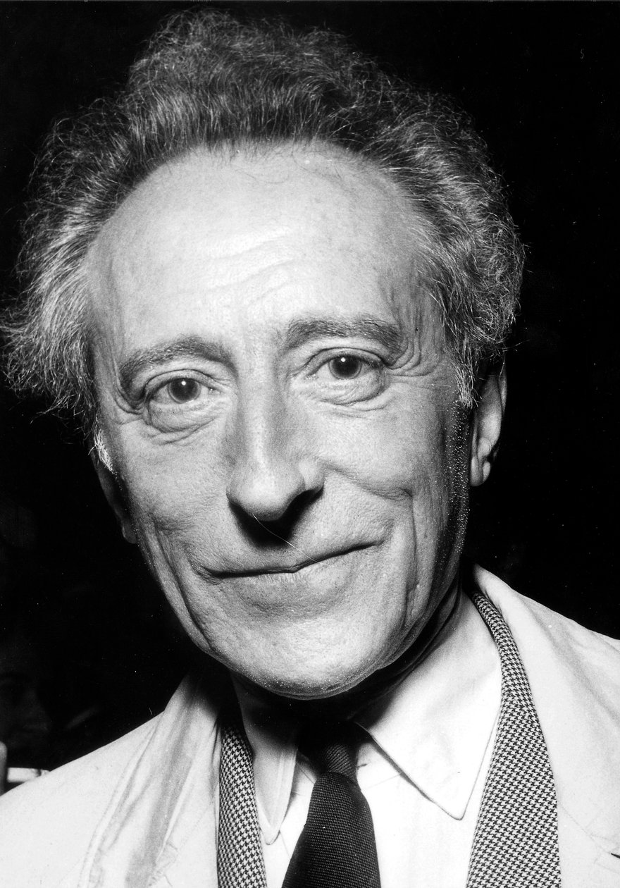 Jean Cocteau på uppsättningen av Le Testament d