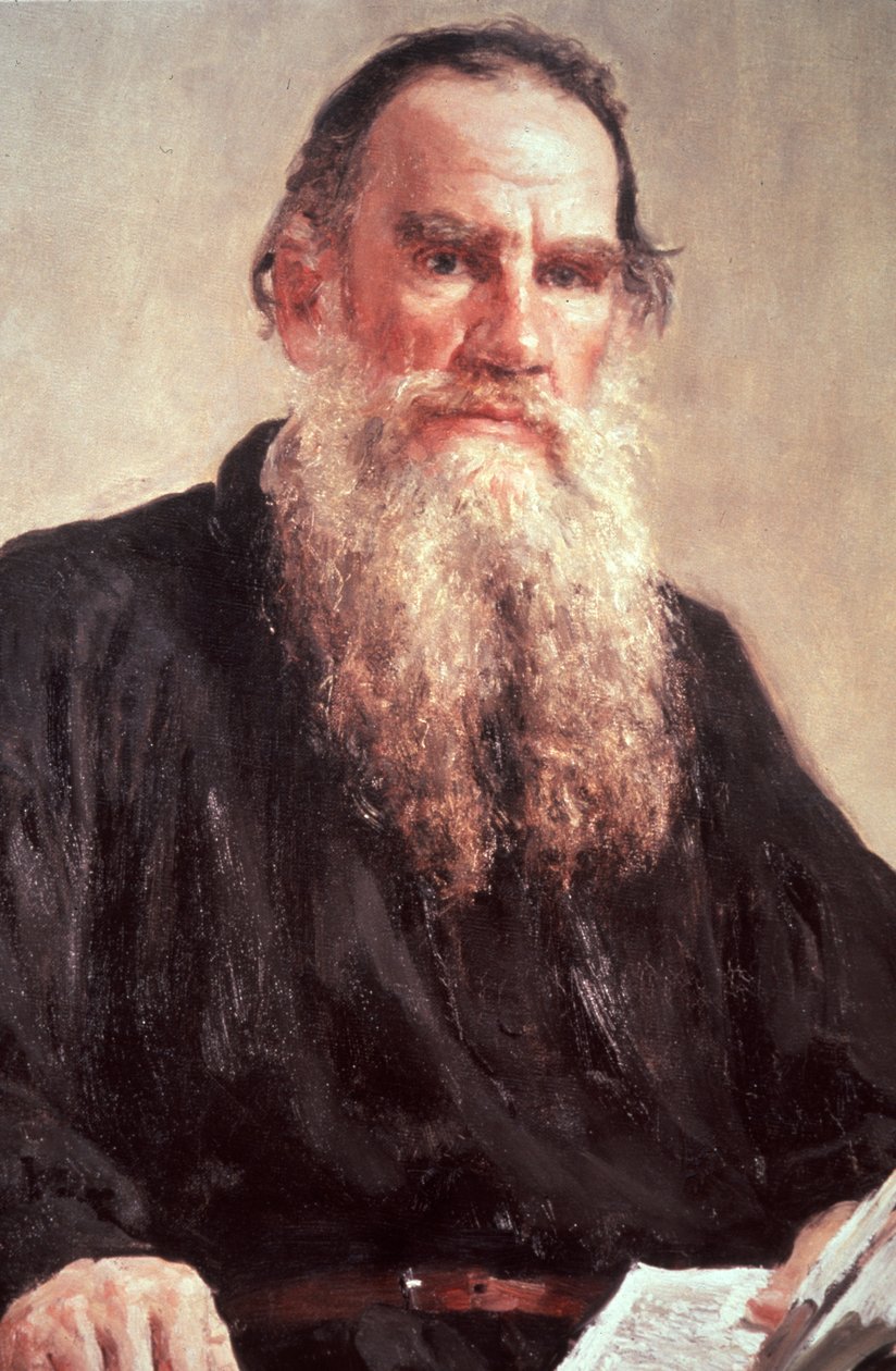 Portræt af Leo Tolstoj af Ivan Repin på Tretyakov Gallery.swed av Unknown