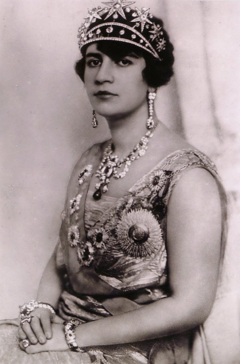 Porträtt av drottning Soraya Tarzi av Afghanistan, c.1928 av Unknown