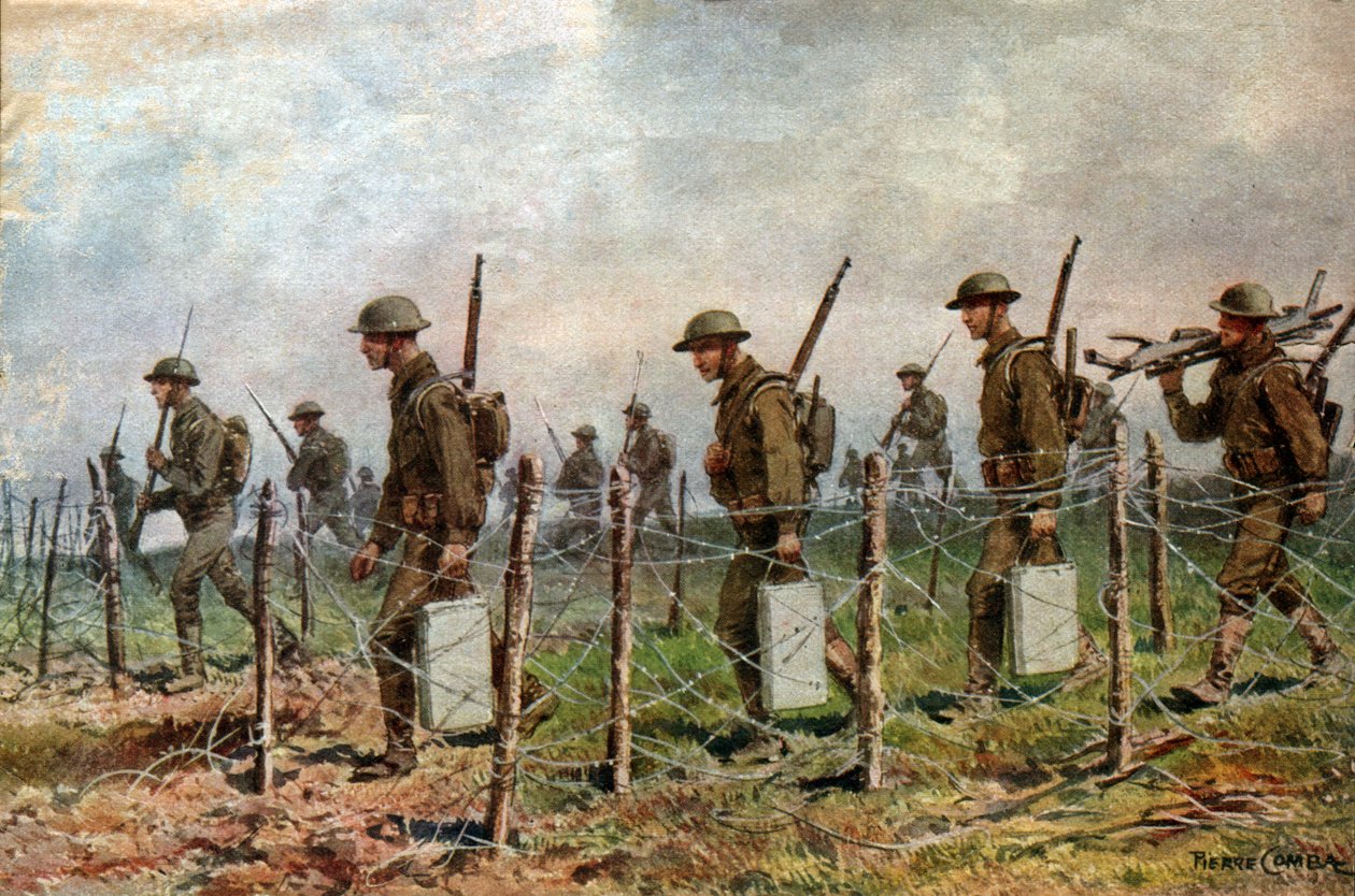 Amerikanska soldater, 1917. Amerikanska soldater, 1917. av Unknown