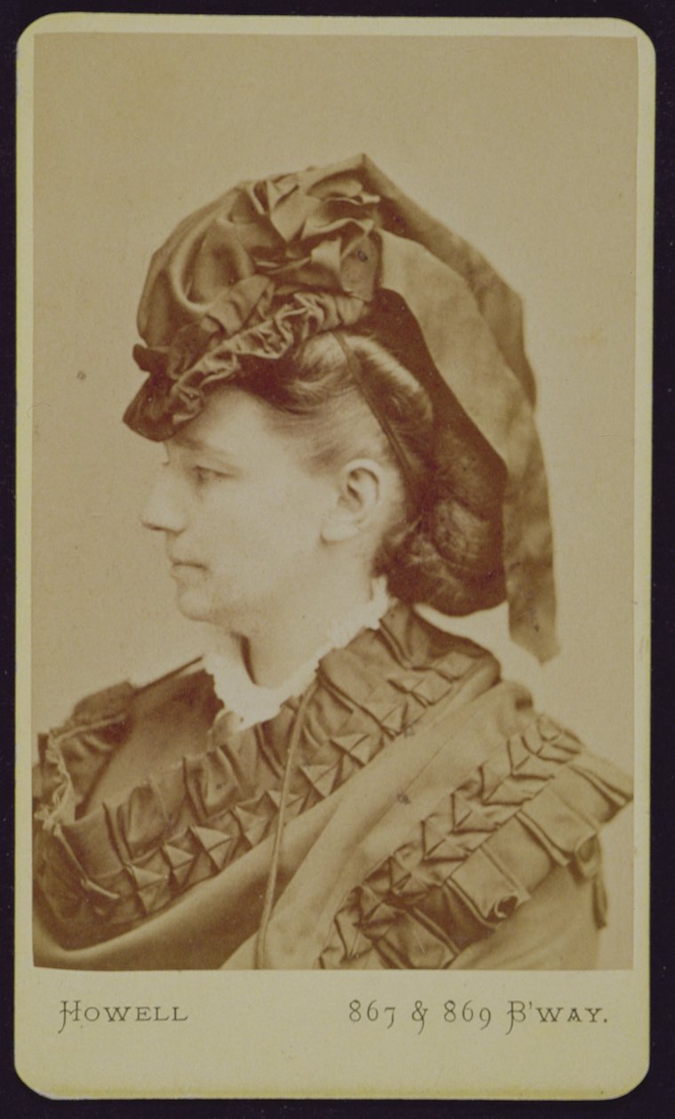 Portrait of Victoria Woodhull (1838-1927), c.1875  av American Photographer