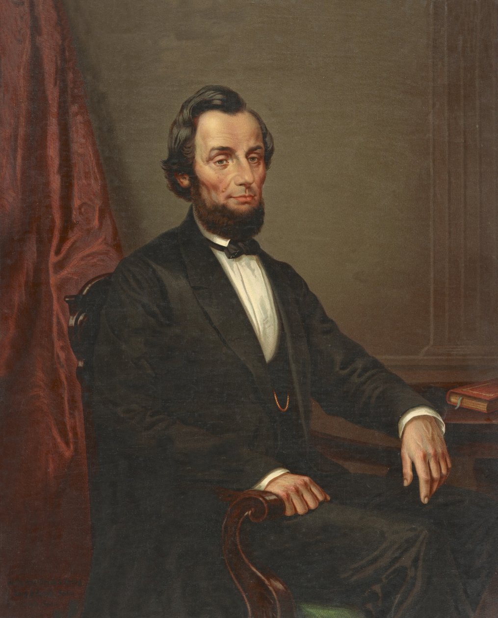 Abraham Lincoln, pub. c.1860 av American School