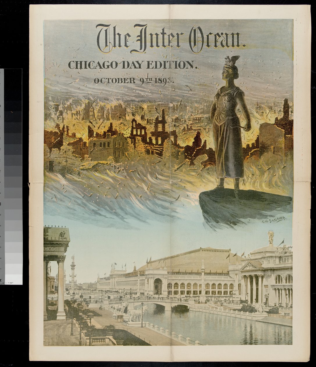 Cover of the Inter Ocean: Chicago Day-upplagan för World