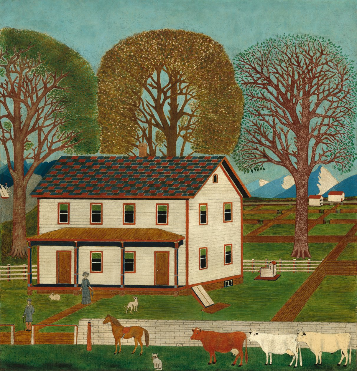Bondgård i Mahantango Valley av American School