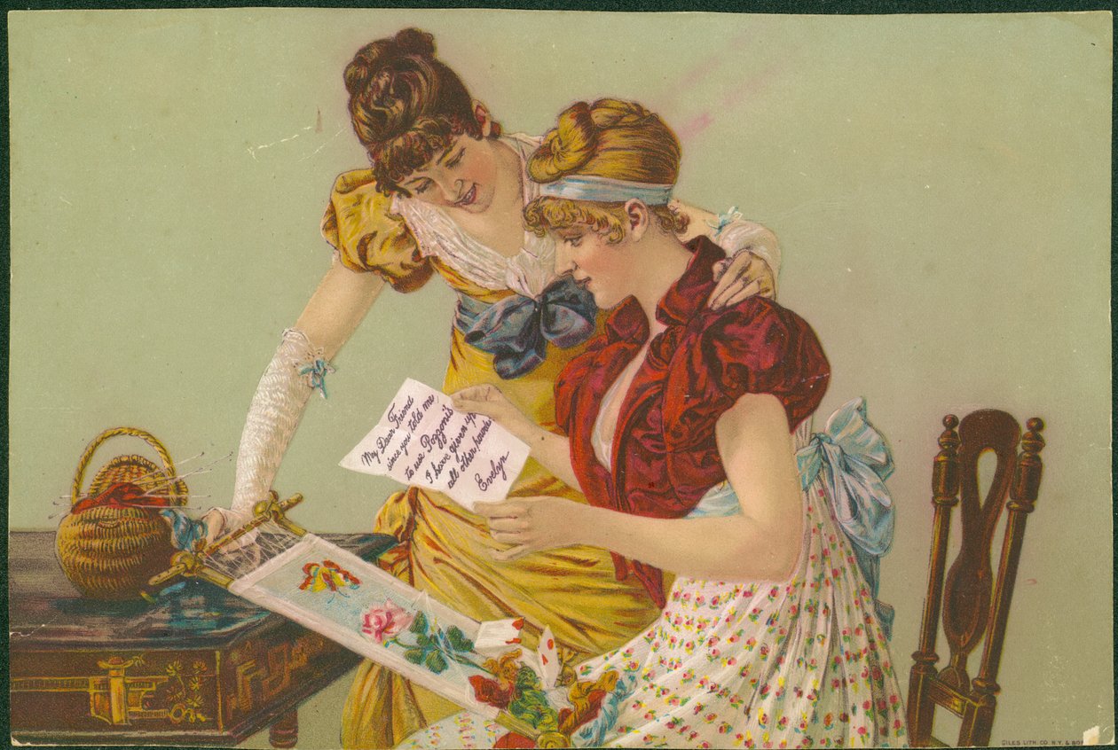 J.A. Pozzonis Complexion Powder [trade card recto], av American School