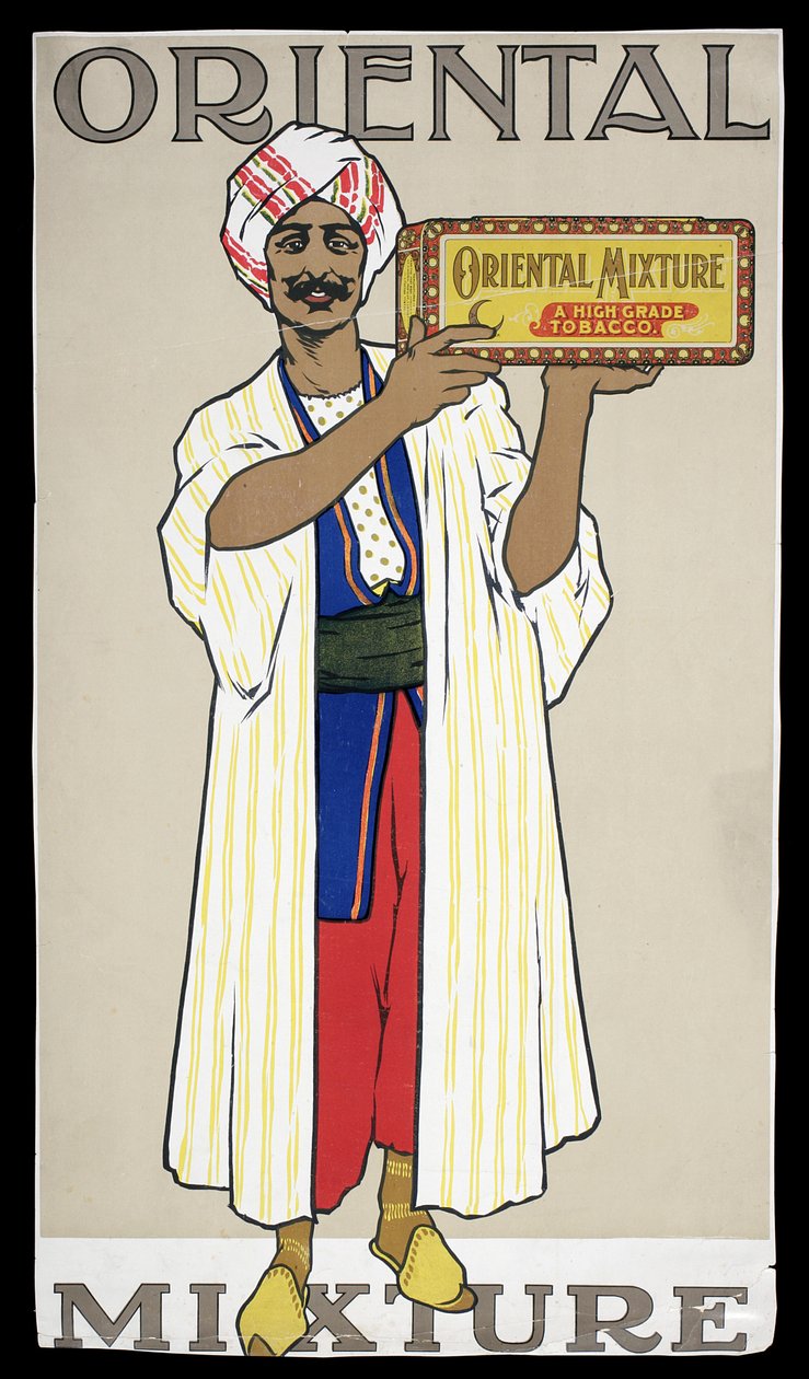 Orientalisk tobaksblandning (reklamaffisch) av American School