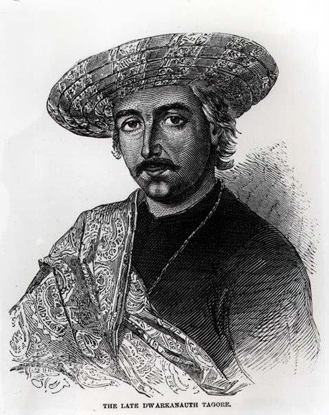 Dwarkanath Tagore (1794-1846) av English School
