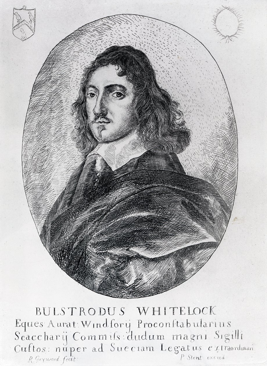Porträtt av Bulstrode Whitelock av English School