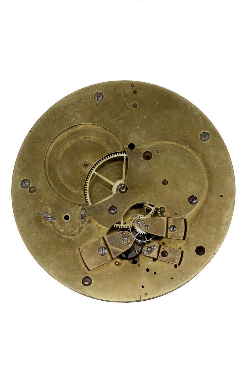 Frontplattan till Cumming-rörelsen, ca 1767 (metall) av English School