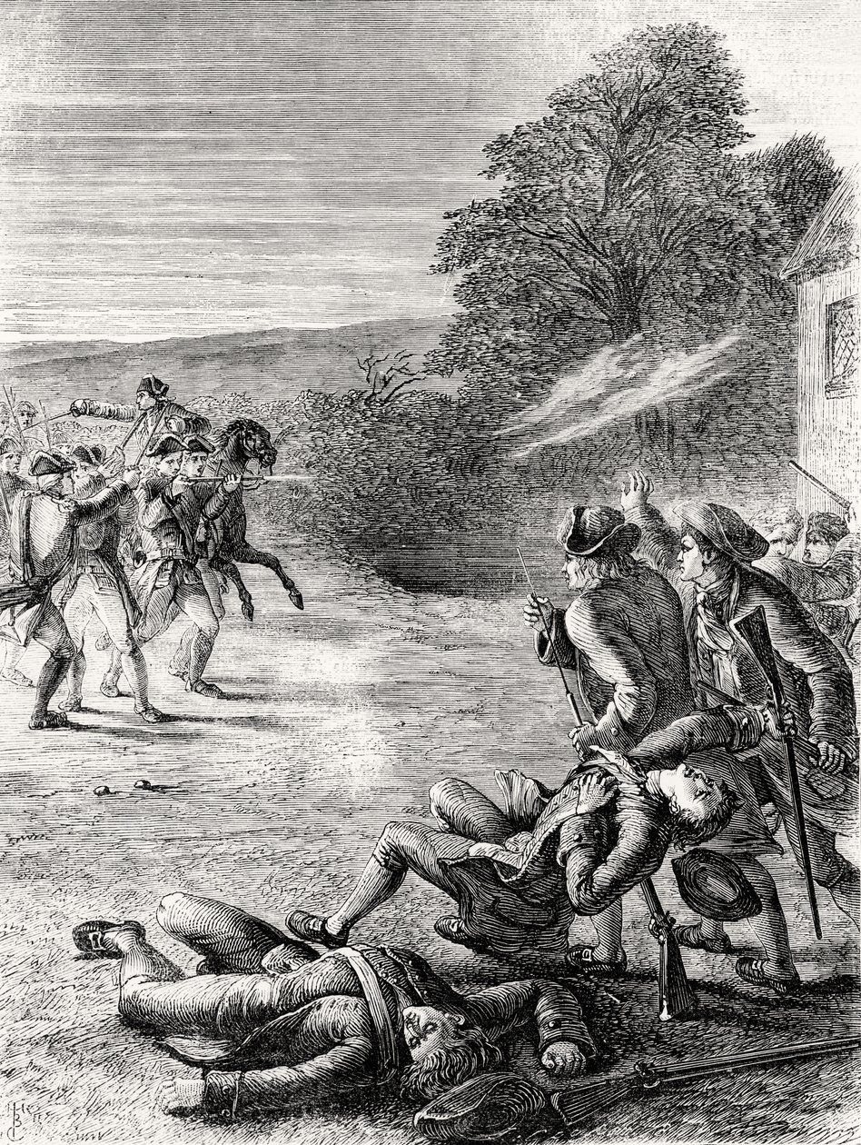 Skirmish i Lexington, 1799 av English School