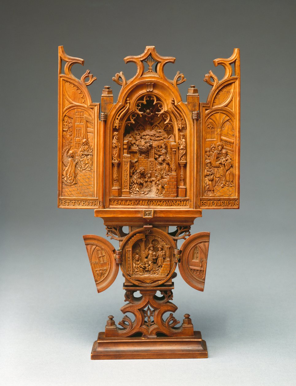 Nativity, ca 1520 (buxbom) av Flemish School