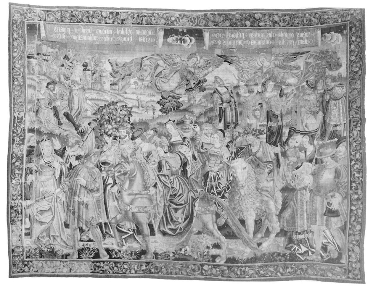 Maandamano ya Gula, c.1510 (pamba & hariri)swed av Flemish School